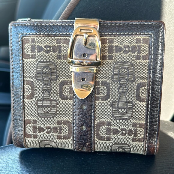 Gucci leather horse bit bifold wallet - Picture 1 of 11